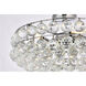 Savannah 5 Light 20 inch Chrome Flush Mount Ceiling Light