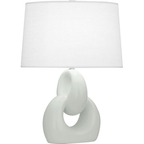 Fusion 27 inch 150.00 watt Matte Celadon Table Lamp Portable Light