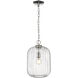 Cabot 1 Light 10 inch Polished Nickel Pendant Ceiling Light