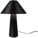 Portable 21.5 inch 60.00 watt Carbon Matte Black and Brushed Brass Portable Lamp Portable Light