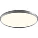 Skylight 30 inch Satin Nickel Flush Mount Ceiling Light