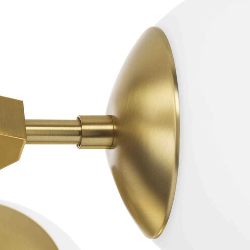 Haas 6 Light 33.5 inch Brushed Bronze Chandelier Ceiling Light, Design Series