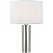 Paloma Contreras Sylvie 26.5 inch 15.00 watt Polished Nickel Table Lamp Portable Light, Medium 