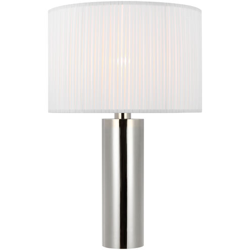 Paloma Contreras Sylvie 26.5 inch 15.00 watt Polished Nickel Table Lamp Portable Light, Medium
