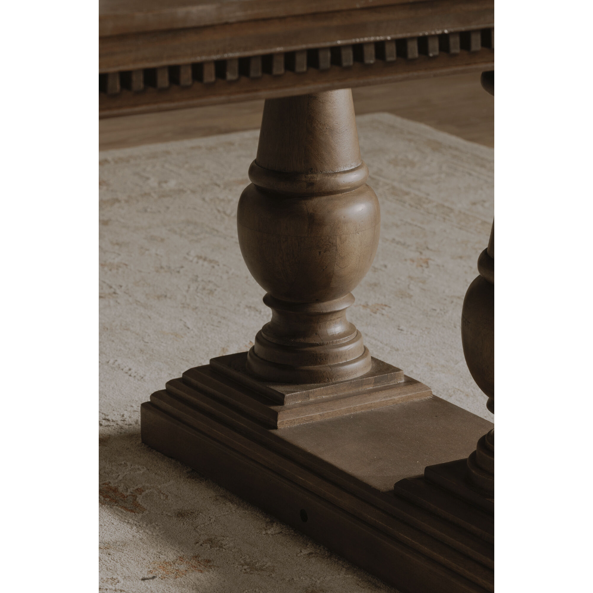 Everson 110 X 43 inch Dark Brown Dining Table