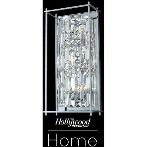 Joni 3 Light 9 inch Chrome Wall Sconce Wall Light