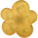 Fleur 15 inch Gold Leaf Accent Table, Large