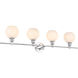 Collier 4 Light 38 inch Chrome Wall sconce Wall Light