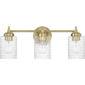 Claire 3 Light 21.13 inch Bathroom Vanity Light
