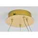 Bowen 1 Light 18 inch Satin Gold Chandelier Ceiling Light