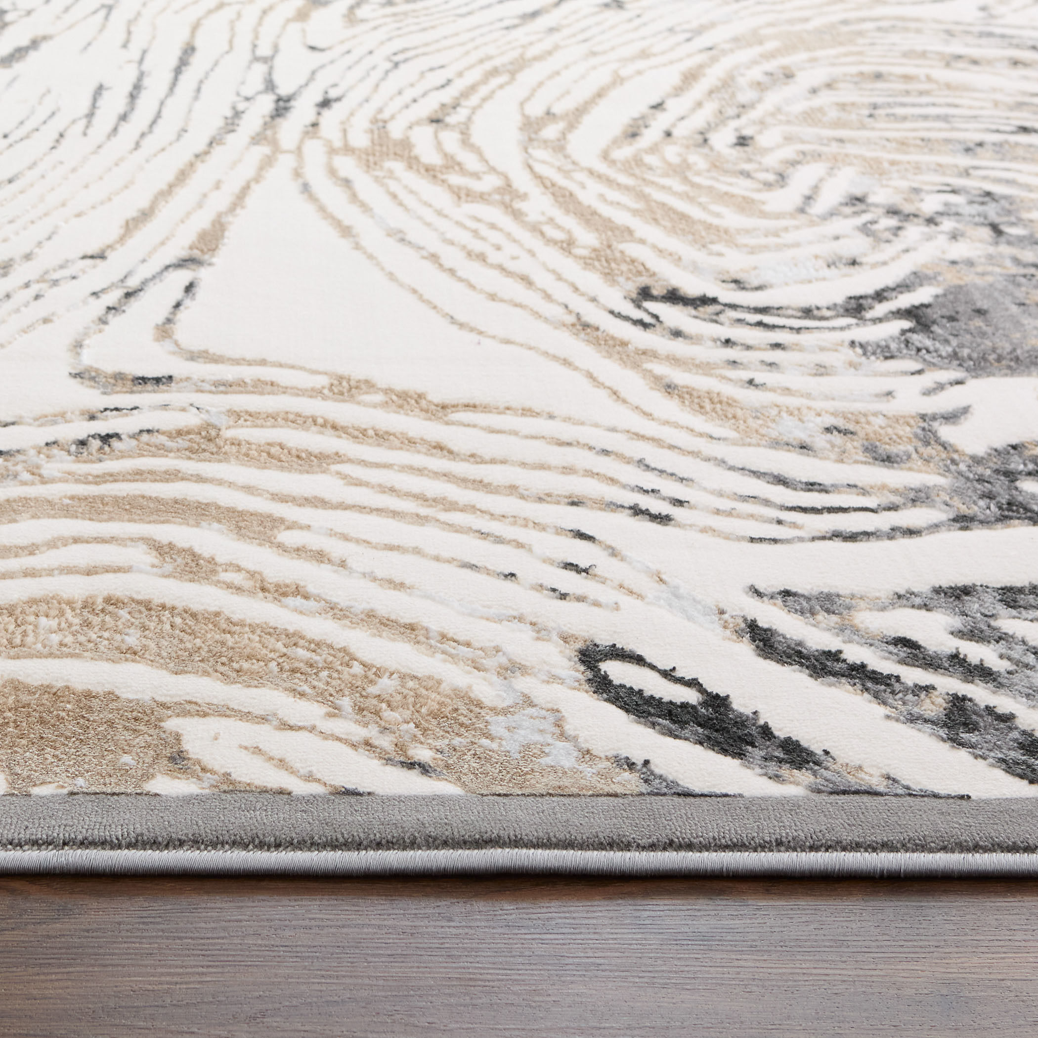 Fatima 36 X 24 inch Mineral Tones Rug in 2 x 3