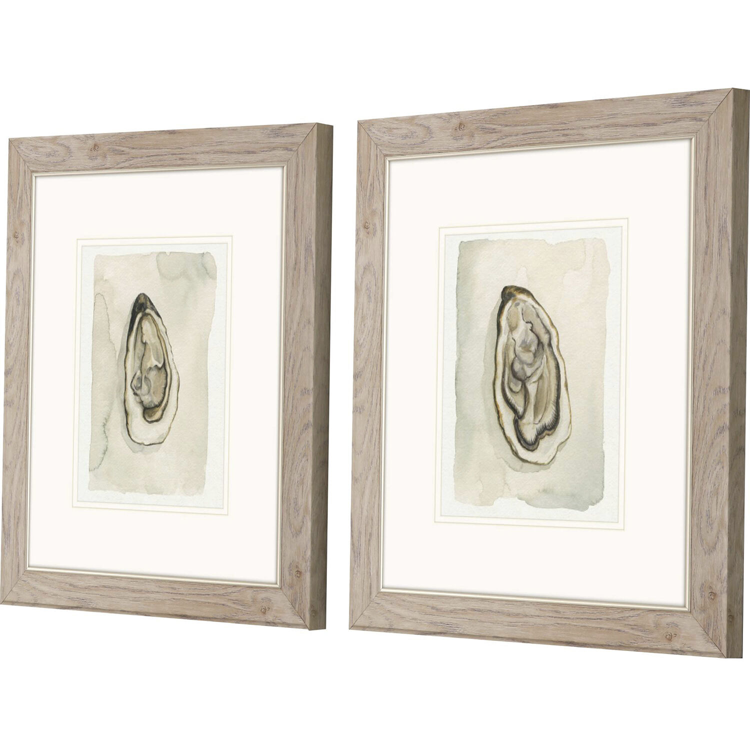 Waterside Gray and Black and Brown and Neutral Framed Art, Propac