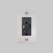 1G Duplex 125 Steel Outlet, USB A + C