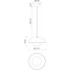 Alora Mood Rubio 1 Light 10.88 inch Matte Black Pendant Ceiling Light