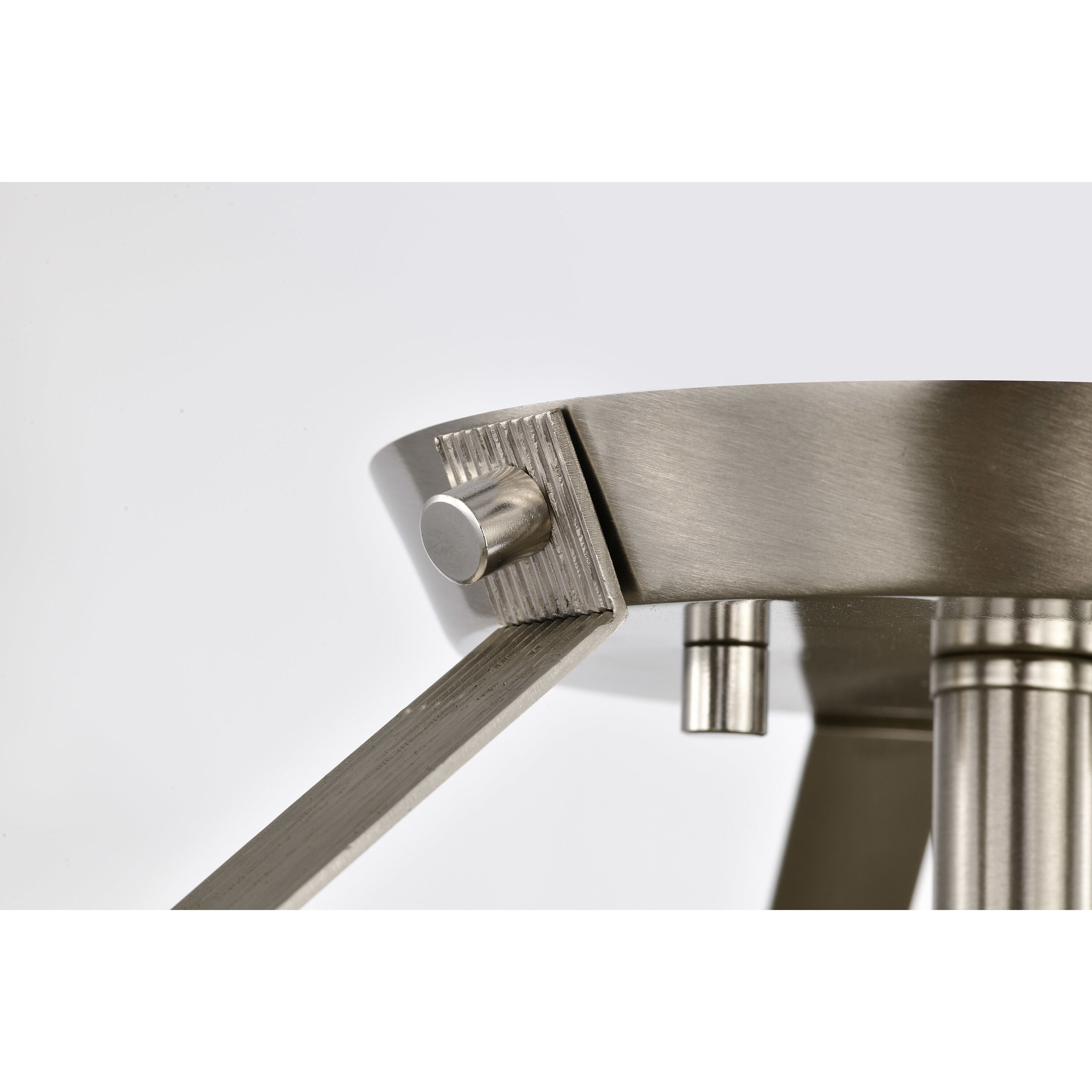 Rowen 4 Light 18.5 inch Brushed Nickel Semi Flush Mount Ceiling Light