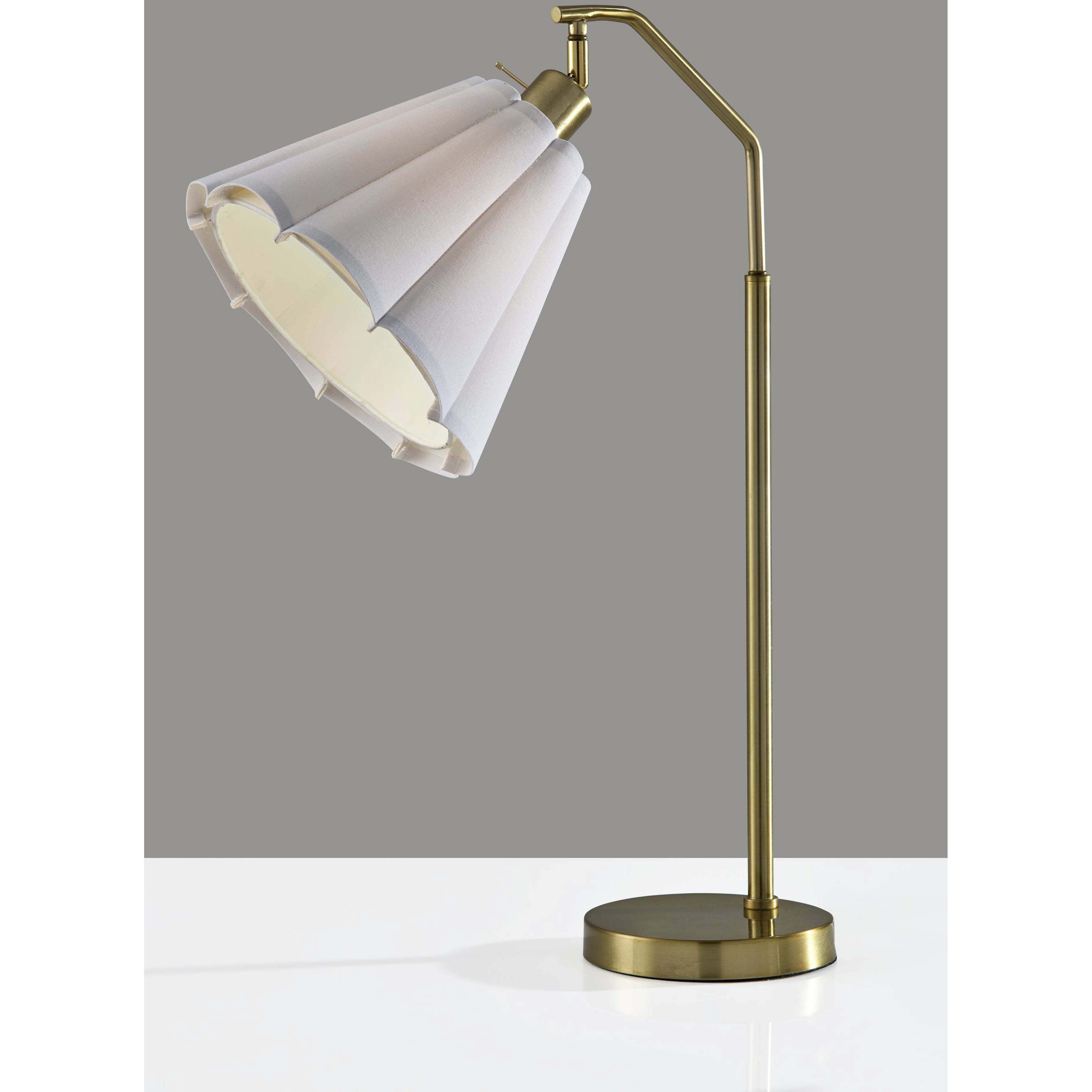 Lyra 26 inch 60.00 watt Antique Brass Table Lamp Portable Light