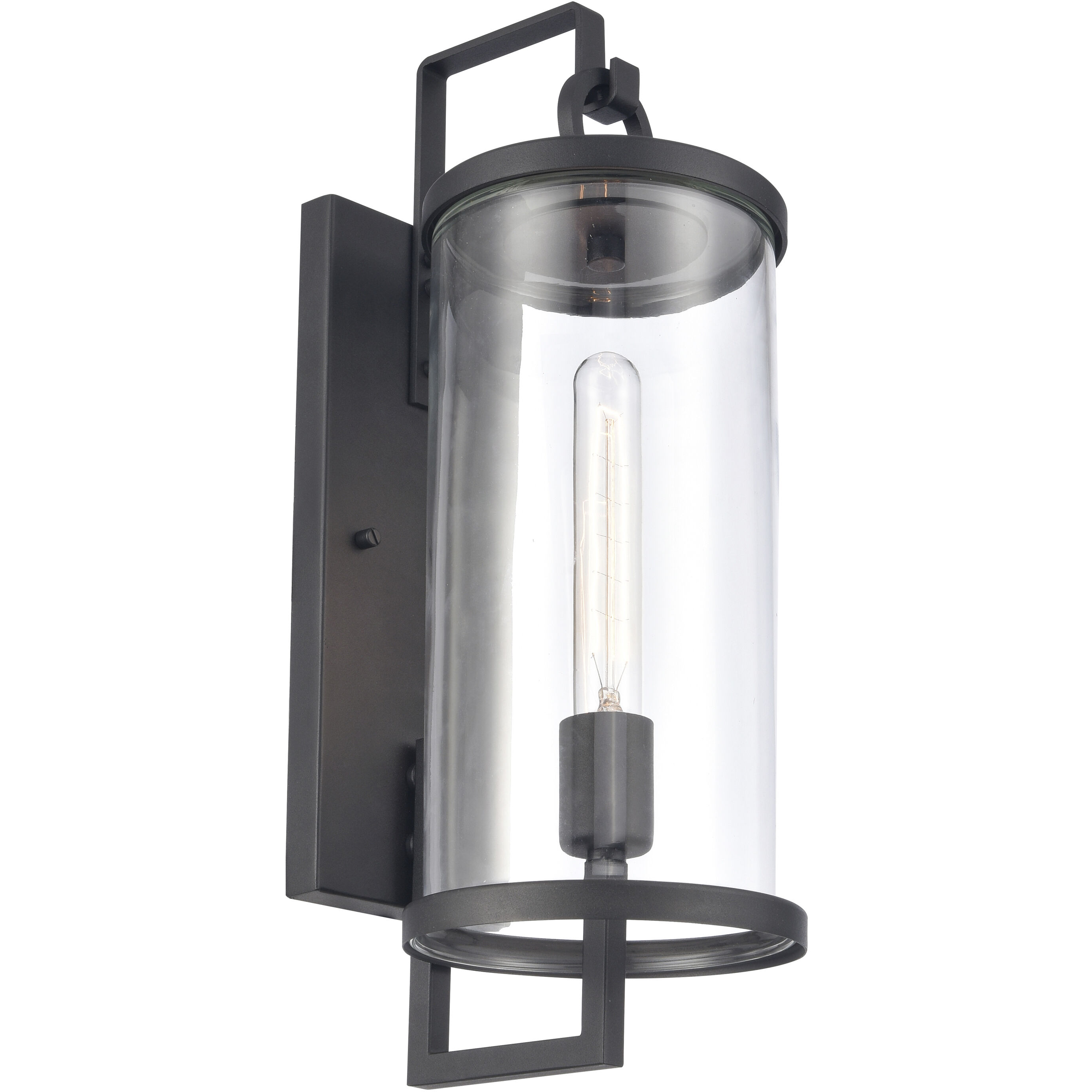 Hopkins 1 Light 17.75 inch Charcoal Outdoor Wall Sconce