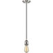 Franklin Restoration Bare Bulb 1 Light 2 inch Polished Nickel Mini Pendant Ceiling Light, Franklin Restoration