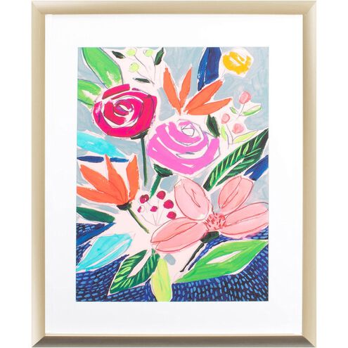 Florals Collection Pink Framed Art