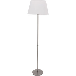 Vernon 64 inch 100 watt Platinum Gray Floor Lamp Portable Light