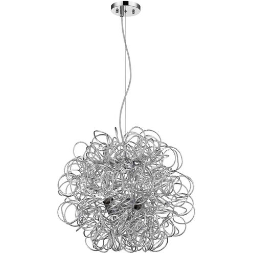 Mingle 4 Light 23 inch Polished Chrome Pendant Ceiling Light