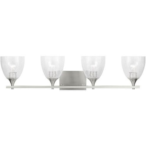 Drew & Jonathan Toffino 4 Light 36 inch Brushed Nickel Vanity Light Wall Light