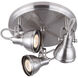 Madison 3 Light Brushed Nickel Track Ceiling Light