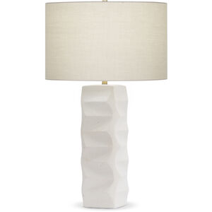 Kraft 28 inch 150.00 watt Off-White Textured Table Lamp Portable Light