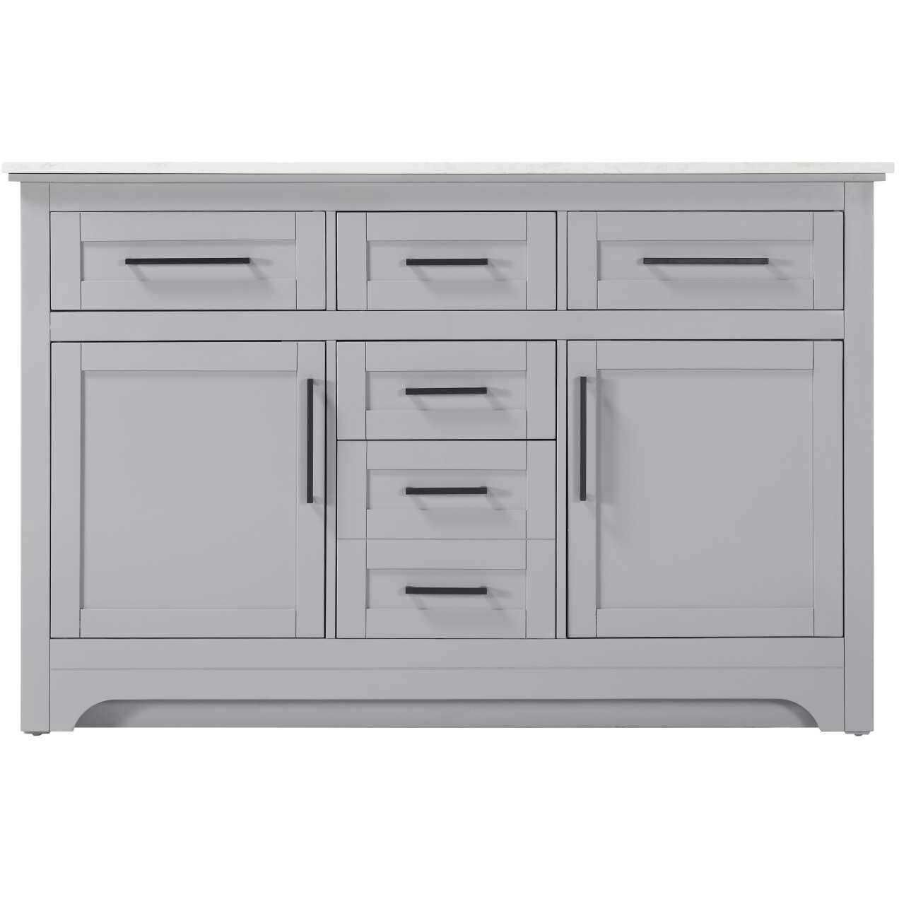 Remington 54 X 35 inch Grey Bathroom Vanity Cabinet in 2