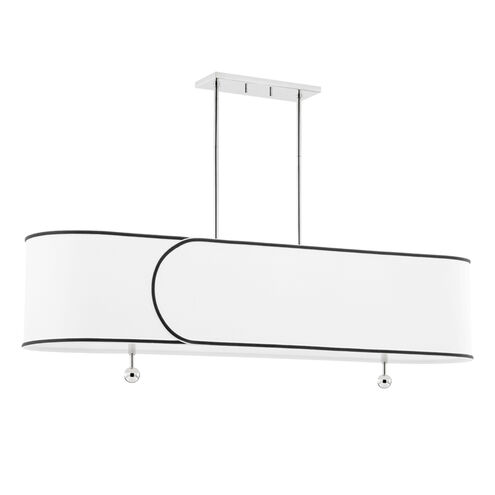 Zara 5 Light 47.25 inch Polished Nickel Island Light Ceiling Light