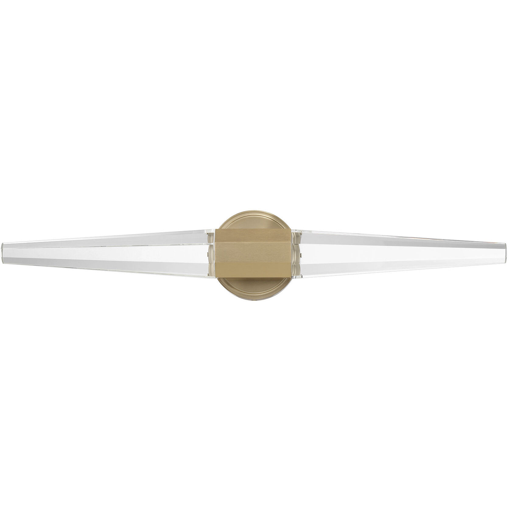 Beaumont LED 28 inch Noble Brass Bathroom Vanity Light Wall Light