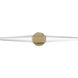 Beaumont LED 28 inch Noble Brass Bathroom Vanity Light Wall Light