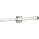 Aiden LED 31 inch Polished Nickel Vanity Light Wall Light, Vertical