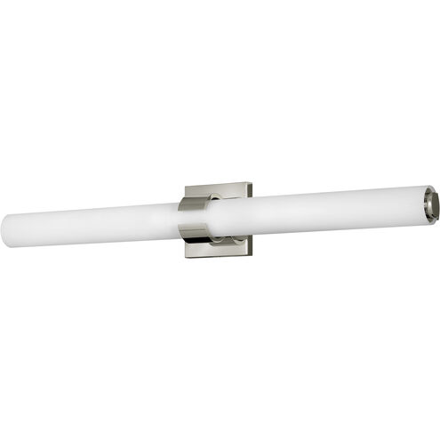 Aiden LED 31 inch Polished Nickel Vanity Light Wall Light, Vertical