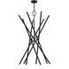 Soho 14 Light 40 inch Black Foyer Chandelier Ceiling Light