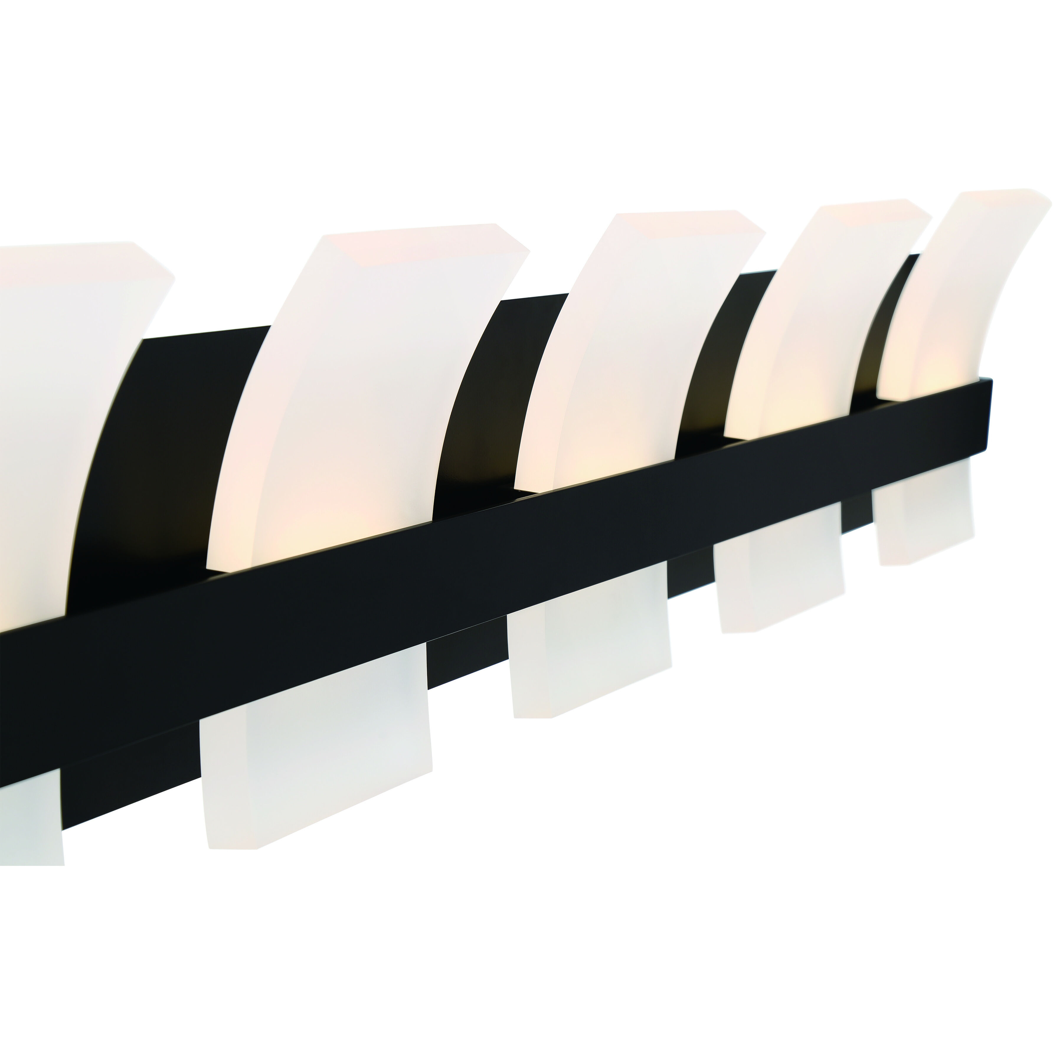 Cambridge LED 36.25 inch Black Vanity Light Wall Light