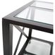Doshi 23.5 X 21.5 inch Matte Black Side Table