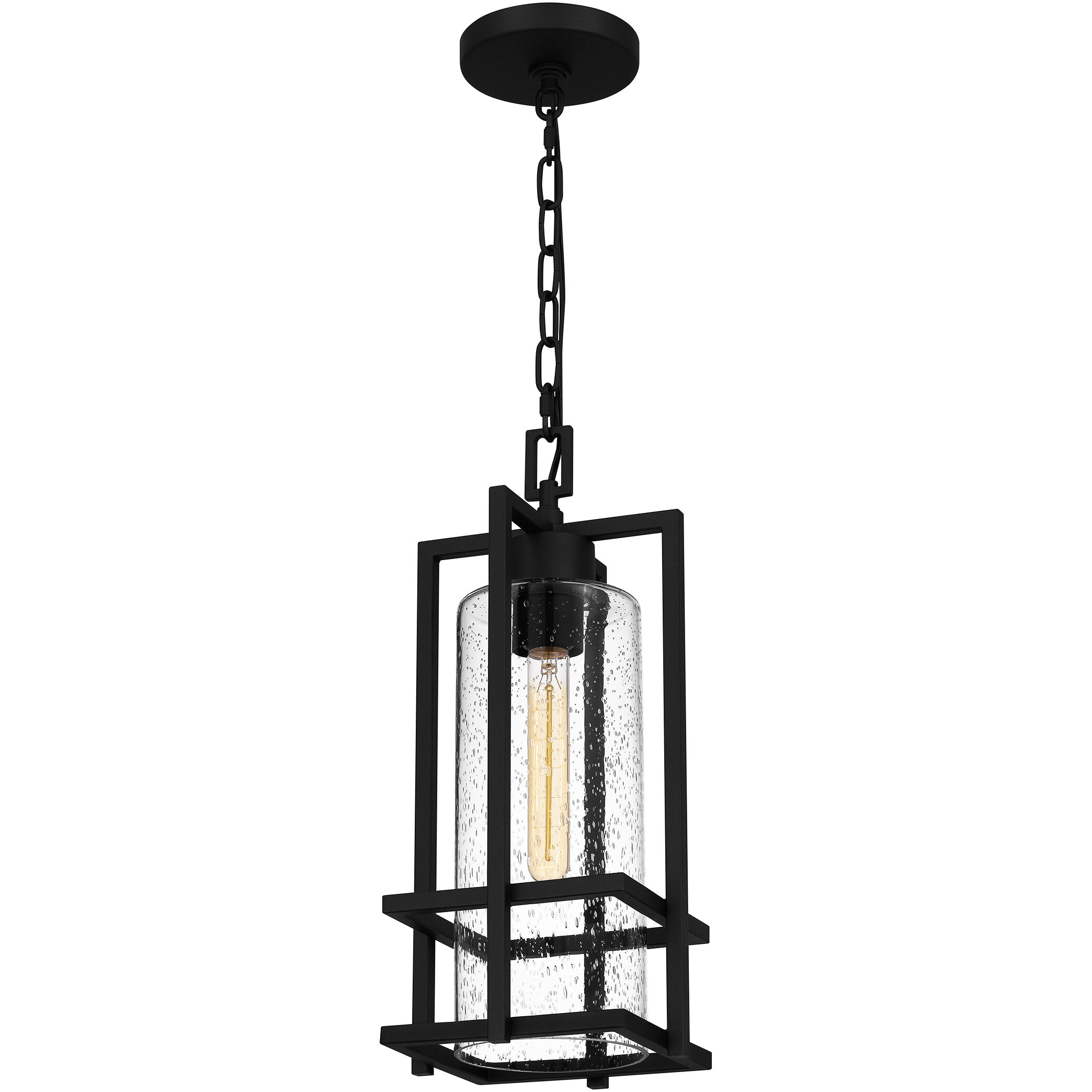 Damien 1 Light 8 inch Earth Black Mini Pendant Ceiling Light