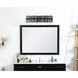 Serena 8 Light 30 inch Black Bath Sconce Wall Light