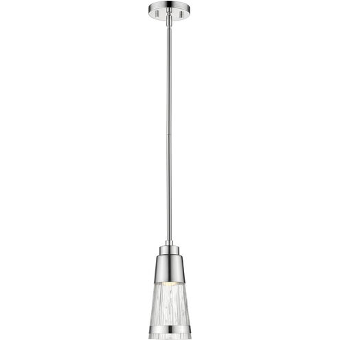 Ethos LED 5 inch Chrome Mini Pendant Ceiling Light