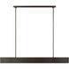 Kelly by Kelly Wearstler Pench 1 Light 54 inch Bronze Linear Chandelier Ceiling Light