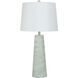Conical 31.5 inch 150.00 watt Light Blue Washed Table Lamp Portable Light
