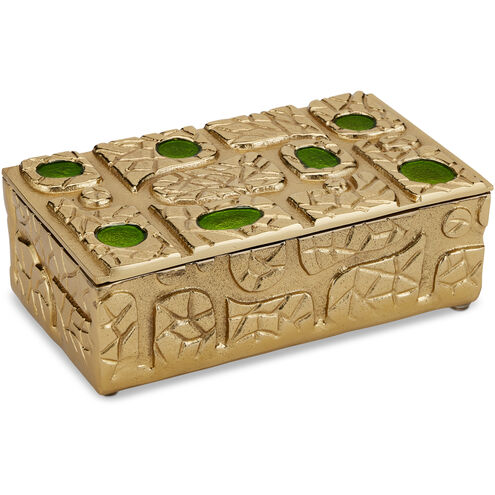 Beau Monde 8.5 inch Gold/Green/Black Box