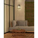 Alora Mood Brentwood 1 Light 12.38 inch Textured Black Outdoor Wall Light