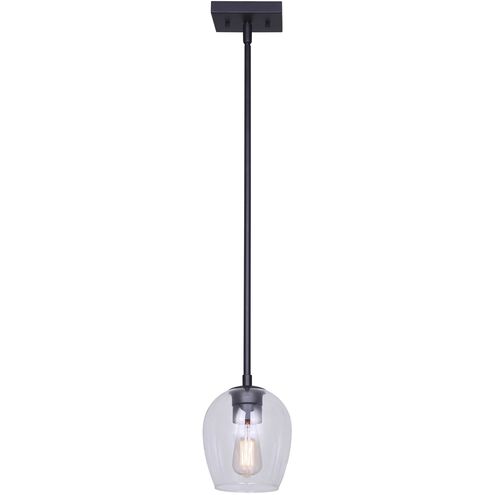 Madison 1 Light 6 inch Black Pendant Light Ceiling Light