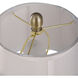 Signature 30.5 inch 150.00 watt Antique Brass Table Lamp Portable Light