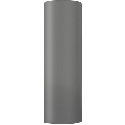 Ambiance 1 Light 5.25 inch Gloss Grey ADA Wall Sconce Wall Light in Incandescent, Gloss Gray