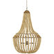 Penelope 6 Light 27 inch Antique Brass Chandelier Ceiling Light