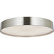 Snare LED 17 inch Brushed Nickel Flush Mount Ceiling Light