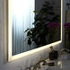 Starlight 48 X 48 inch Black LED Lighted Mirror, Vanita by Oxygen
